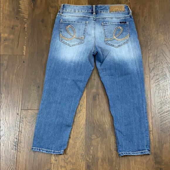 Seven7 Thick Stitched Crop Light Wash Jeans - Picture 5 of 5